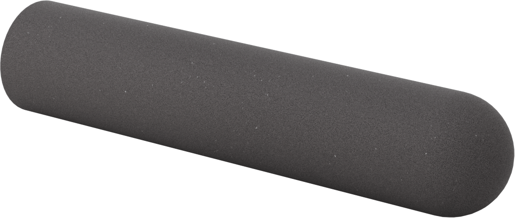 Yastıklı Yuvarlak Tutamaklar, 1-1/4“ ila 1-5/8” Dış Çap için, 8" Uzunluk