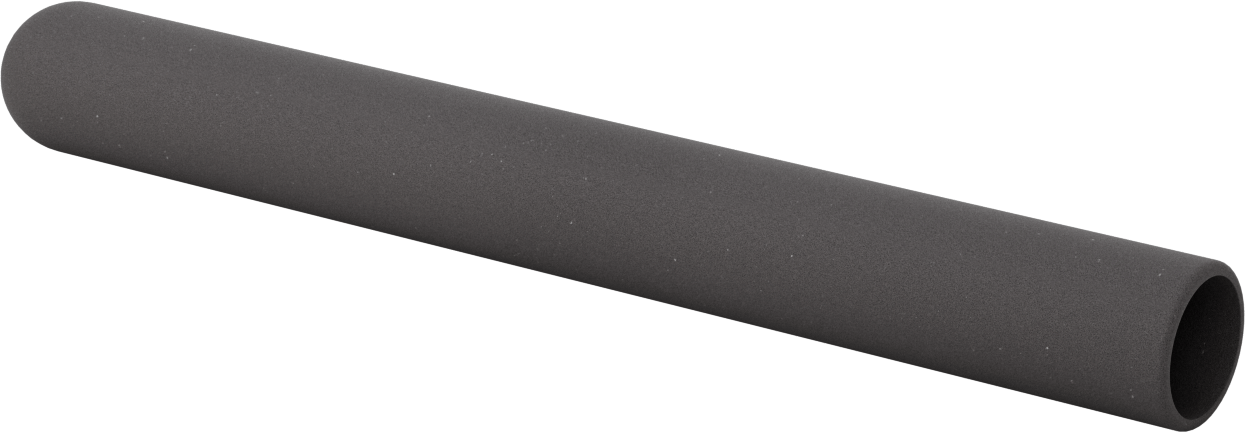 Yastıklı Yuvarlak Tutamaklar, 1-1/4“ ila 1-5/8” Dış Çap için, 15" Uzunluk