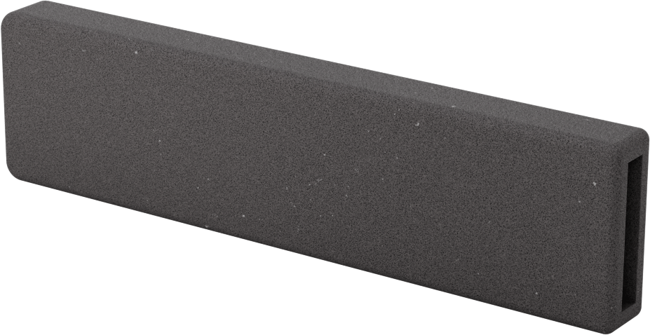 Yastıklı Dikdörtgen Tutamaklar, 1“ x 3/16” Dış Çap