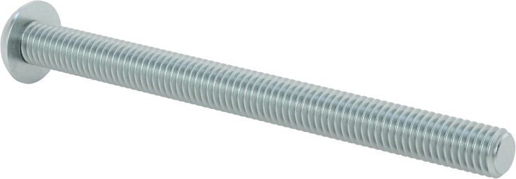 Çinko Kaplı Çelik Düğme Başlı Torx Vidaları, Sınıf 8.8, M5 x 0,8 mm Diş, 60 mm Uzunluk