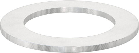 1100 Alüminyum Soyulabilir Çok Katmanlı Şim, 0,032" Kalın, 1/2" ID