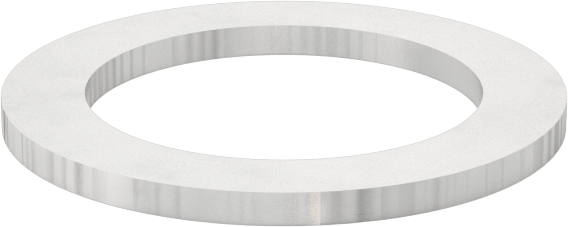 1100 Alüminyum Soyulabilir Çok Katmanlı Şim, 0,125" Kalınlık, 1-1/2" ID