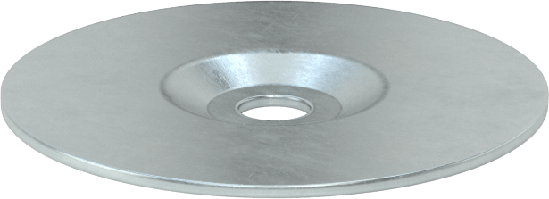 Çukur Pullar, 3/8" Vida Boyutu için, 0.406" ID, 3.000" OD