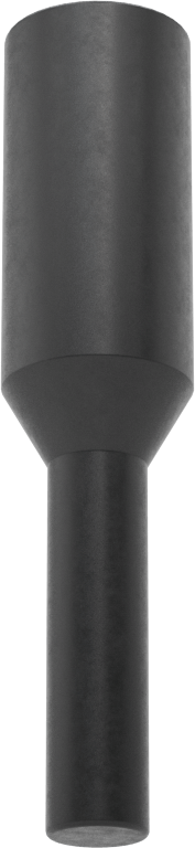 Çekmeli Yuvarlak Tapalar, Kimyasal Dayanıklı, 1/2" İç Çap için, 1" Yükseklik, 31/32 inç Tırnak Yüksekliği