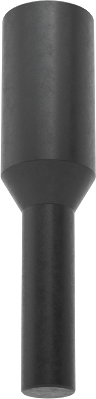 Çekmeli Yuvarlak Tapalar, Kimyasal Dayanıklı, 11/16" İç Çap için, 1-1/4" Yükseklik