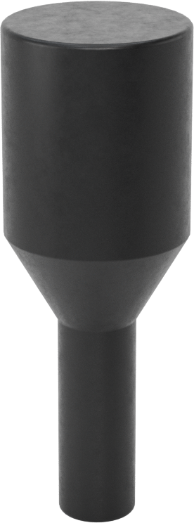 Çekmeli Yuvarlak Tapalar, Kimyasal Dayanıklı, 7/8" İç Çap için