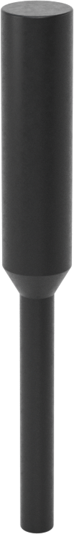 Çekmeli Yuvarlak Tapalar, Kimyasal Dayanıklı, 1/4" İç Çap için, 15/16" Yükseklik