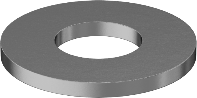Pirinç Pul, 1/2" Vida Boyutu için, Genel Amaçlı, 0.562" ID