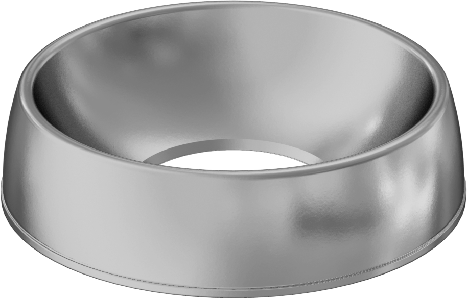 Pirinç Son İşlem Pul, 3/8" Vida Boyutu için, 0.47" ID, 1.125" OD