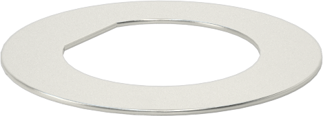 Şim, 3/8" Çaplı D-Profil Şaftlar için, 0,0100 inç Kalınlık