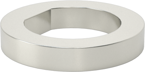 Şim, 1/2" Çaplı D-Profil Şaftlar için, 1/8" Kalınlık