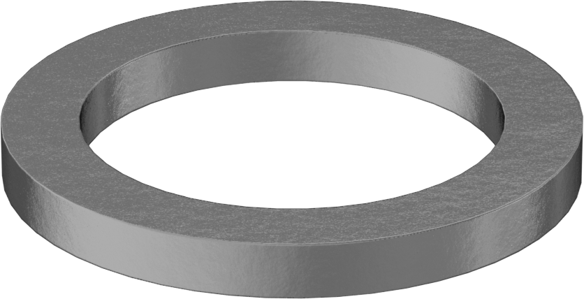 1074-1095 Yaylı Çelik Şimler, 8 mm Çaplı Vida Omzunu Uzatmak için, 0,031" Kalınlık