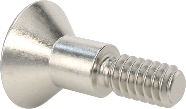 18-8 Paslanmaz Çelik Omuzlu Vida, 1/4" Omuz Çapı, 1/4" Omuz Uzunluğu, 10-24 Diş