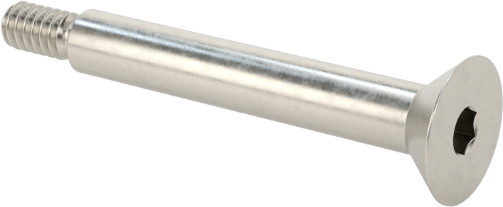 18-8 Paslanmaz Çelik Omuzlu Vida, 1/4" Omuz Çapı, 1-1/2" Omuz Uzunluğu, 10-24 Diş