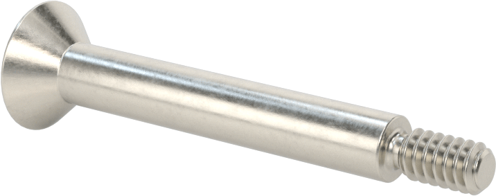 18-8 Paslanmaz Çelik Omuzlu Vida, 1/4" Omuz Çapı, 1-1/2" Omuz Uzunluğu, 10-24 Diş