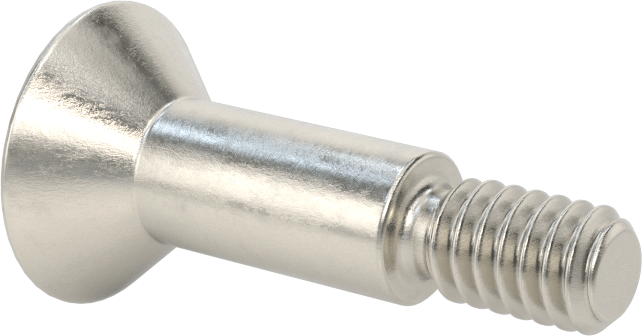 18-8 Paslanmaz Çelik Omuzlu Vida, 5/16" Omuz Çapı, 5/8" Omuz Uzunluğu, 1/4"-20 Diş