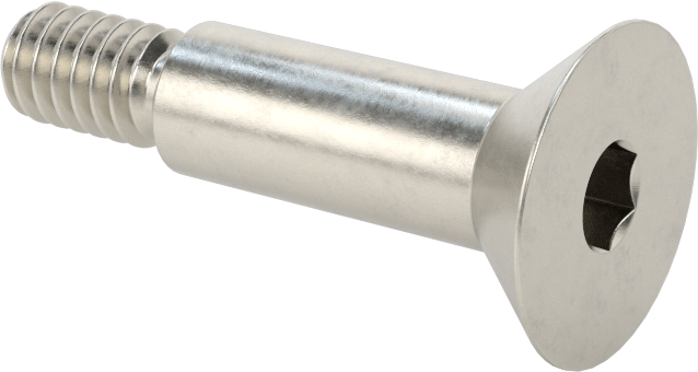 18-8 Paslanmaz Çelik Omuzlu Vida, 5/16" Omuz Çapı, 3/4" Omuz Uzunluğu, 1/4"-20 Diş