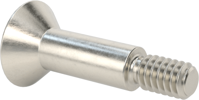 18-8 Paslanmaz Çelik Omuzlu Vida, 5/16" Omuz Çapı, 3/4" Omuz Uzunluğu, 1/4"-20 Diş