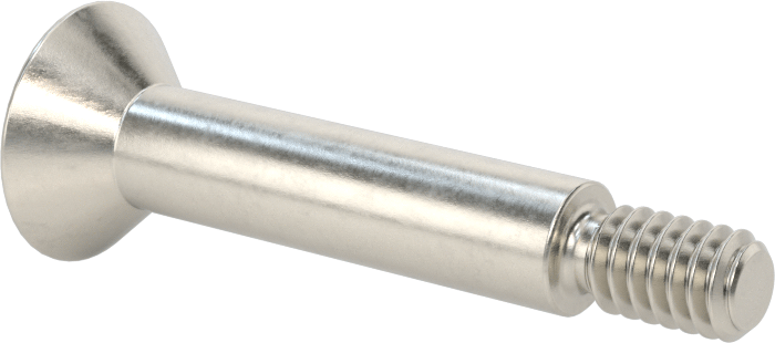 18-8 Paslanmaz Çelik Omuzlu Vida, 5/16" Omuz Çapı, 1-1/4" Omuz Uzunluğu, 1/4"-20 Diş