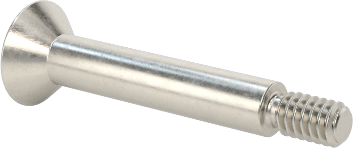 18-8 Paslanmaz Çelik Omuzlu Vida, 5/16" Omuz Çapı, 1-1/2" Omuz Uzunluğu, 1/4"-20 Diş