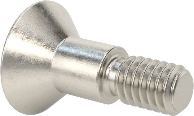 18-8 Paslanmaz Çelik Omuzlu Vida, 3/8" Omuz Çapı, 3/8" Omuz Uzunluğu, 5/16"-18 Diş