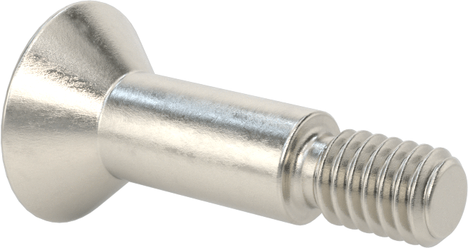 18-8 Paslanmaz Çelik Omuzlu Vida, 3/8" Omuz Çapı, 3/4" Omuz Uzunluğu, 5/16"-18 Diş