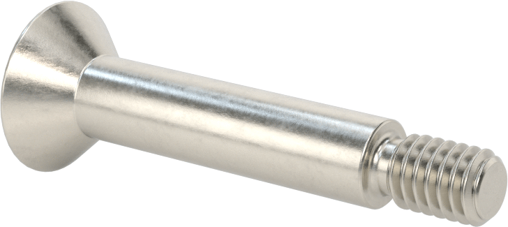 18-8 Paslanmaz Çelik Omuzlu Vida, 3/8" Omuz Çapı, 1-1/2" Omuz Uzunluğu, 5/16"-18 Diş