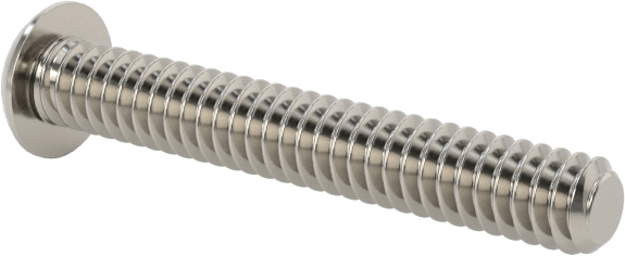 18-8 Paslanmaz Çelik Düğme Başlı Altıgen Soketli Vida, 1-64 Diş Boyutu, 1/2" Uzunluk
