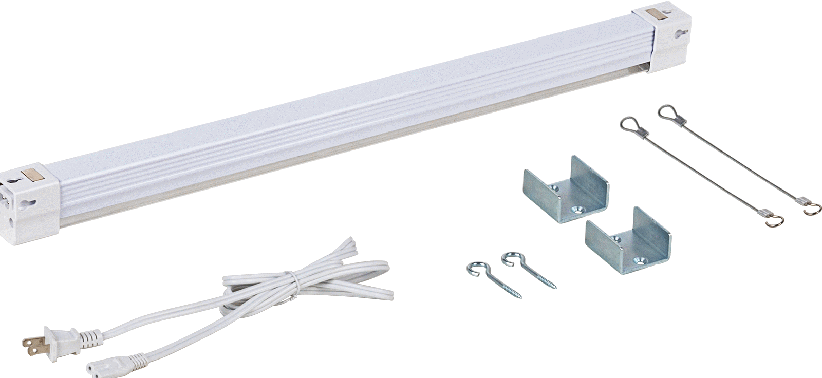 Şarj Edilebilir Tavan Işığı, 23-5/8“ Uzunluk x 1-3/8” Genişlik x 1-5/8" Toplam Yükseklik
