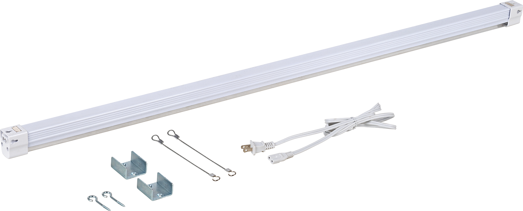 Şarj Edilebilir Tavan Işığı, 47-1/4“ Uzunluk x 1-3/8” Genişlik x 1-3/4" Toplam Yükseklik