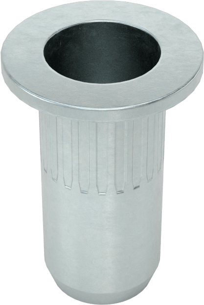 Ağır Hizmet Tipi Bükülmeye Dayanıklı Perçin Somunları, 1/4"-20 Diş Boyutu, 0,236“ ila 0,335” Malzeme Kalınlığı için