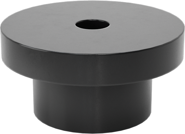 SBR Kauçuk İçi Boş İtmeli Tamponlar, 1/2" İç Çap için, 1/4" Gövde Yüksekliği, 3/4" OD