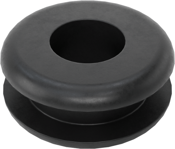 Buna-N Kauçuk Gromet, 5/16“ Delik Çapı ve 3/32” Malzeme Kalınlığı için, 3/16" ID