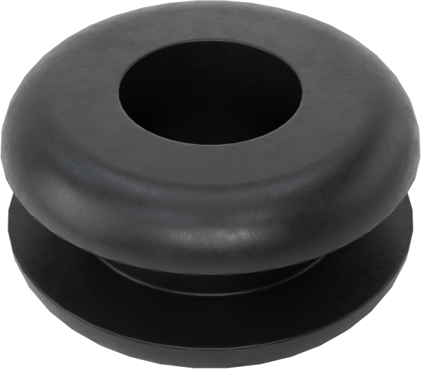 Buna-N Kauçuk Gromet, 9/32“ Delik Çapı ve 3/32” Malzeme Kalınlığı için, 3/16" ID