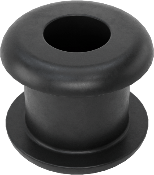 Buna-N Kauçuk Gromet, 5/16“ Delik Çapı ve 1/4” Malzeme Kalınlığı için, 3/16" ID