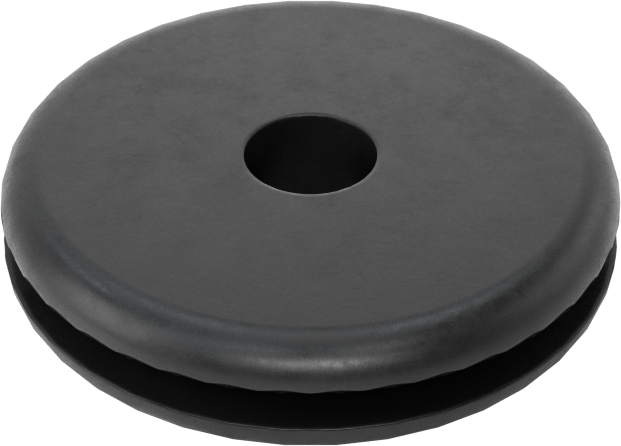 Buna-N Kauçuk Gromet, 5/8“ Delik Çapı ve 1/16” Malzeme Kalınlığı için, 3/16" ID