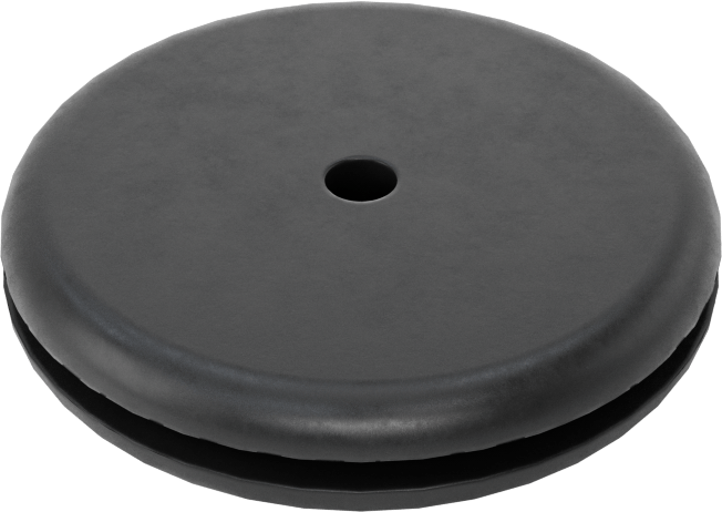 Buna-N Kauçuk Gromet, 1“ Delik Çapı ve 1/16” Malzeme Kalınlığı için, 1/8" ID