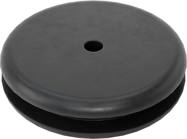 Buna-N Kauçuk Gromet, 1“ Delik Çapı ve 1/8” Malzeme Kalınlığı için, 1/8" ID