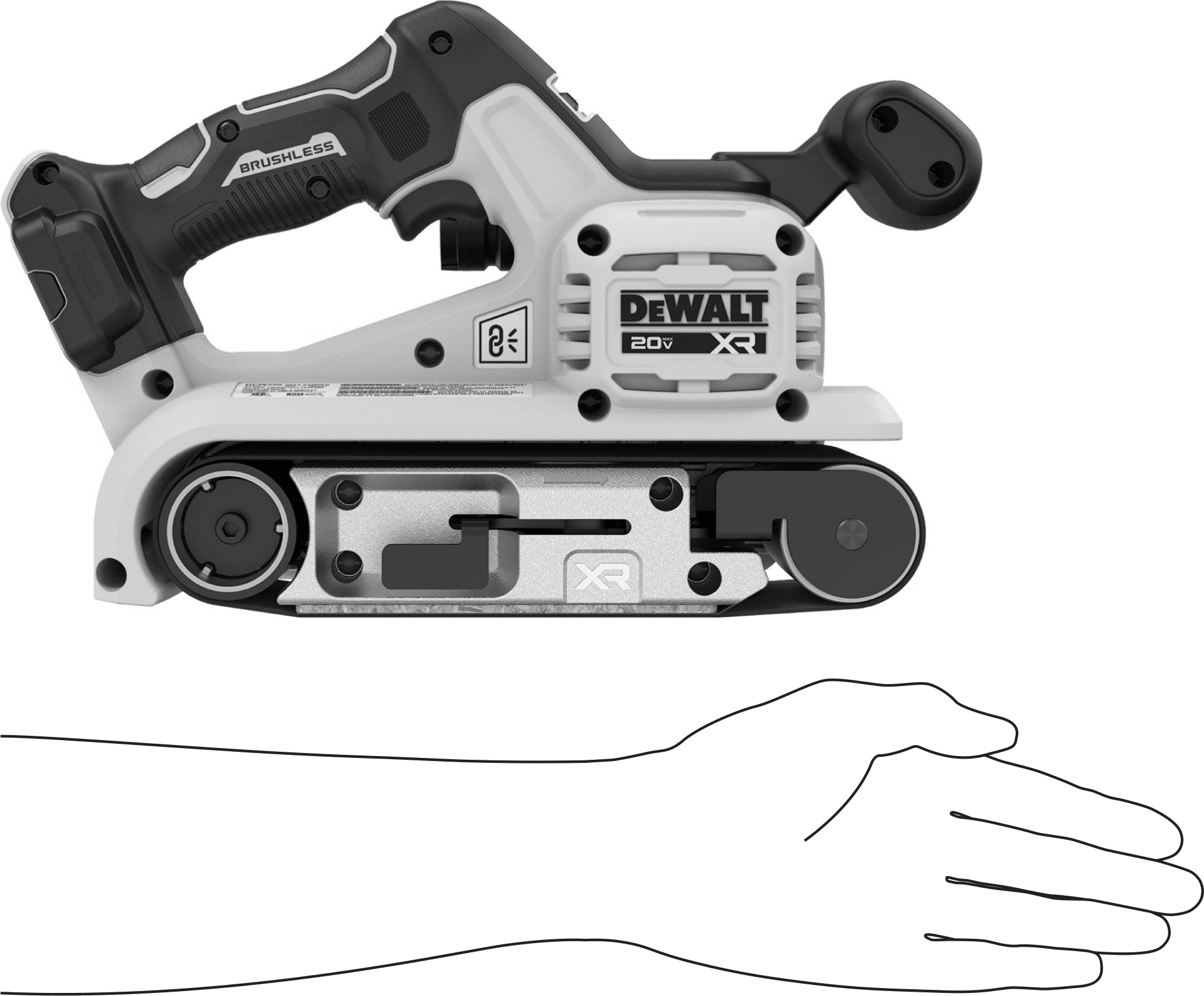DeWalt Dcw220B Akülü Kemer Zımpara Makinesi