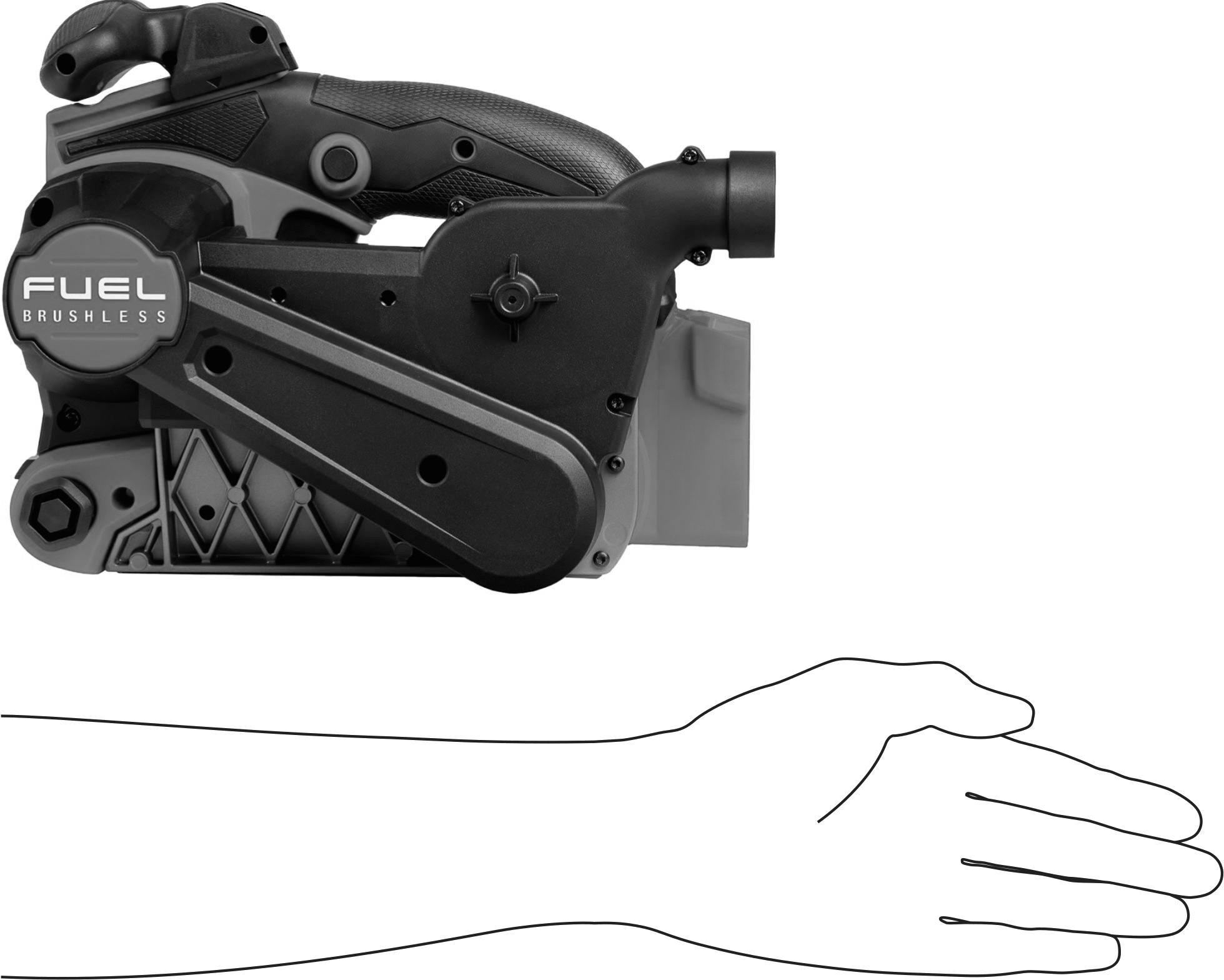 Milwaukee 2832-20 Akülü Bant Zımpara Makinesi
