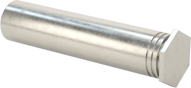 Pres Geçmeli Dişli Ara Parçalar, Kapalı Uçlu, 18-8 Paslanmaz Çelik, 0.165" OD, 3/4" Uzunluk