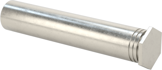 Pres Geçmeli Dişli Ara Parçalar, Kapalı Uçlu, 18-8 Paslanmaz Çelik, 0.165" OD, 7/8" Uzunluk