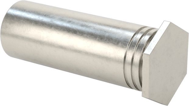 Pres Geçmeli Dişli Ara Parçalar, Kapalı Uçlu, 18-8 Paslanmaz Çelik, 0.212" OD, 5/8" Uzunluk