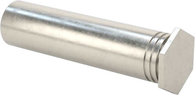 Pres Geçmeli Dişli Ara Parçalar, Kapalı Uçlu, 18-8 Paslanmaz Çelik, 0.212" OD, 7/8" Uzunluk