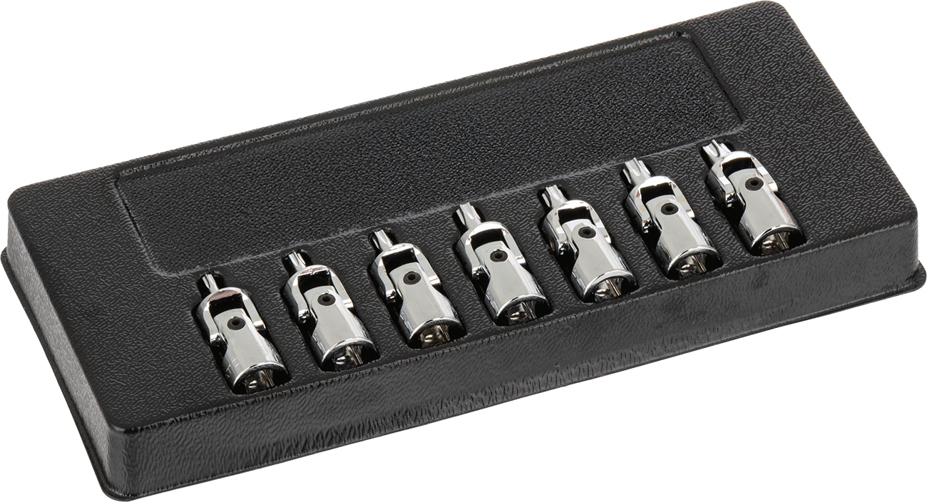 Esnek Torx Uçlu Soket Seti, 1/4" Kare Tahrik, 7 Parça