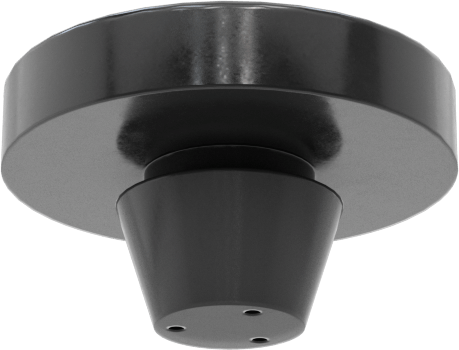 SBR Kauçuk Tak ve Sabitle Tampon, 15/64“ iç çap ve 3/64” kalınlık için, 5/16" Sırt Çapı, 1/8" Yüksek