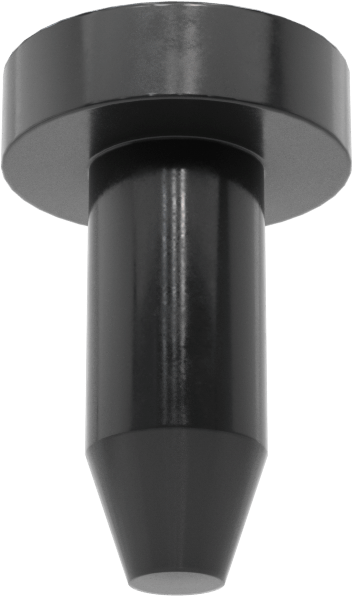 SBR Kauçuk Tamponlar, İtme, 3/8" İç Çap için, 29/32" Mil Yüksekliği