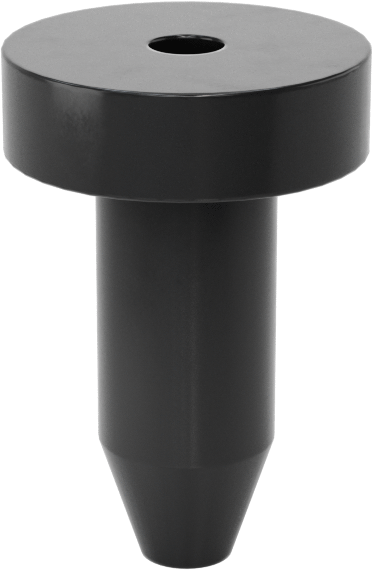 SBR Kauçuk Tamponlar, İtme, 3/8" İç Çap için, 29/32" Mil Yüksekliği