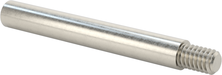 Düşük Profilli Ciltleme Silindirleri için Uzatma, 18-8 Paslanmaz Çelik, 1-1/2" Uzunluk
