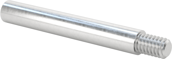 Düşük Profilli Ciltleme Silindirleri için Uzatma, 6061 Alüminyum, 1-3/8" Uzunluk